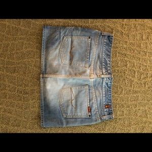 7 for all mankind miniskirt